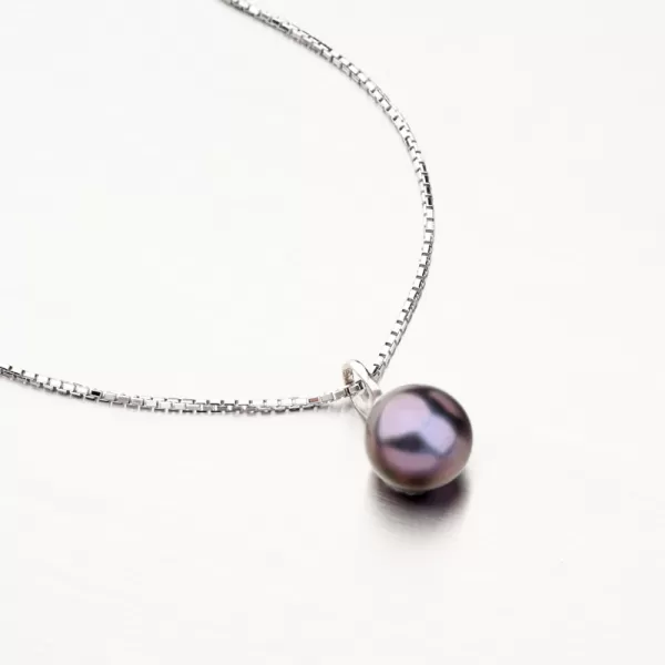 Zlatý prívesok s perlou 53GZ-3029B-BLACK