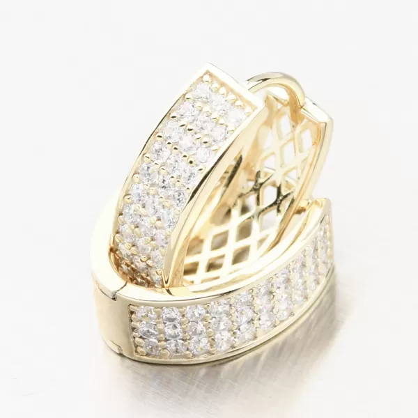 Strieborné kruhy so zirkónmi PKL-2185