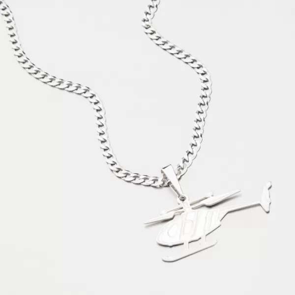 Strieborný prívesok vrtuľník PAMŠ-130663-Ag