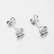 Náušnice z bieleho zlata 585 52GZ-5024-B