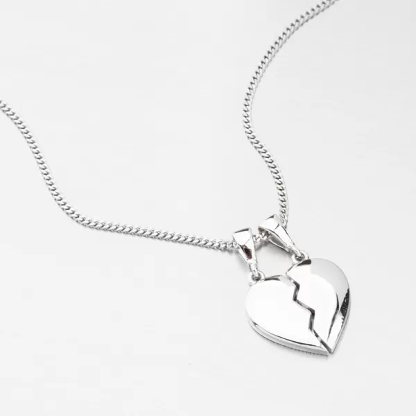 Zlatý prívesok rozpolená srdce GCA13-019