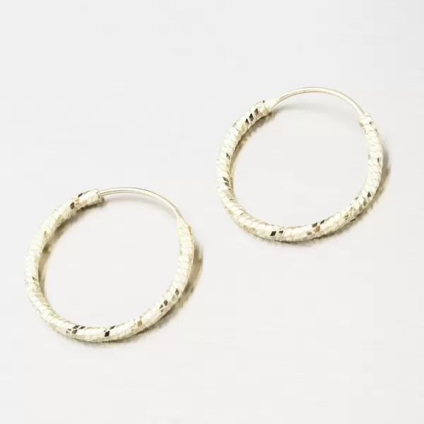 Strieborné kruhy vo farbe žltého zlata 20 mm PKL-2203