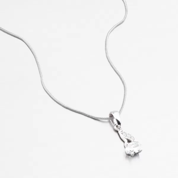 Zlatý prívesok so zirkónmi 43-22058