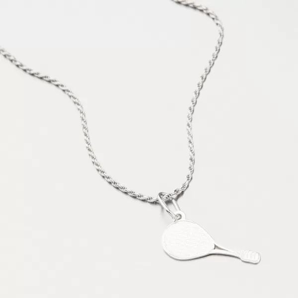 Strieborný prívesok tenisová raketa PAMŠ-131213-Ag