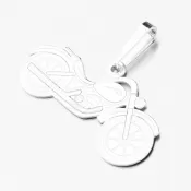 Strieborný prívesok motorka PAMŠ-130032-Ag