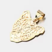 Zlatý prívesok hlava tigra PKL23-006