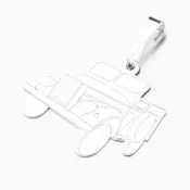 Strieborný prívesok auto Jeep PAMŠ-130429-Ag