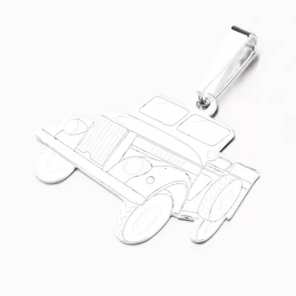 Strieborný prívesok auto Jeep PAMŠ-130429-Ag