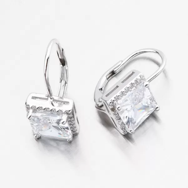 Strieborné náušnice so zirkónmi PKL-2279