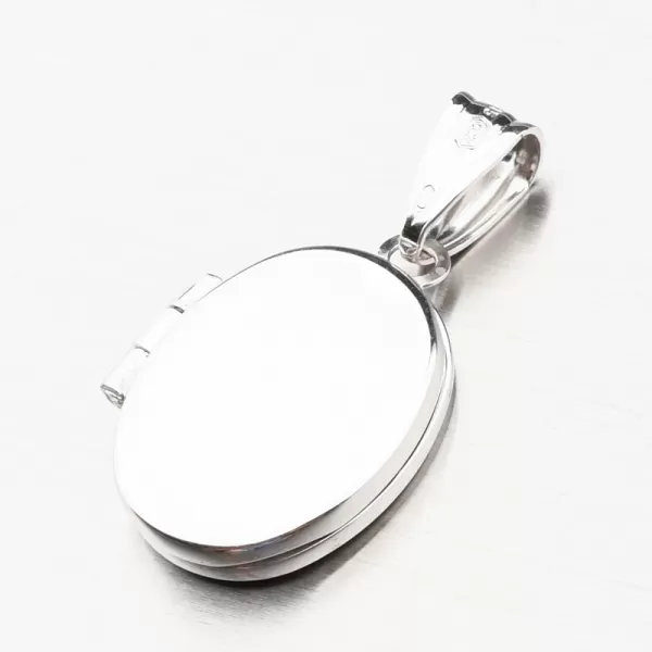 Medailón z bieleho zlata na fotku 13R-409