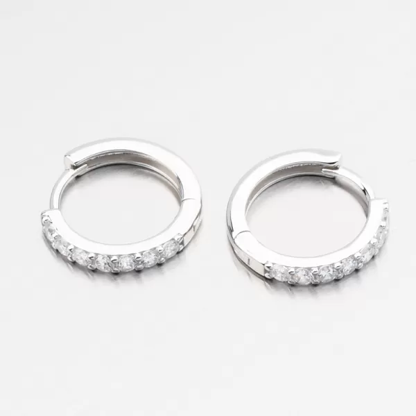 Strieborné kruhy so zirkónmi PKL-2277