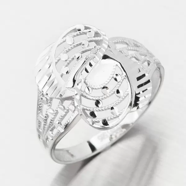 Prsteň z bieleho zlata 116P-111639