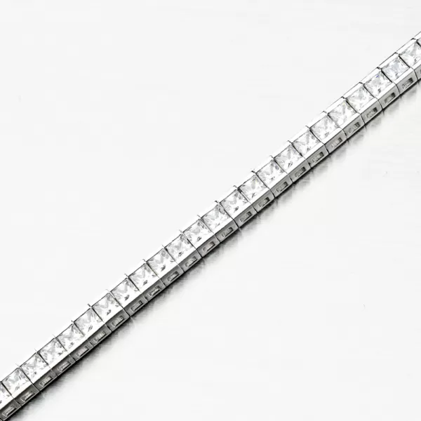 Strieborný náramok so zirkónmi PKL-4011