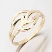 Dámsky prsteň zlatý 585 GCA11-001