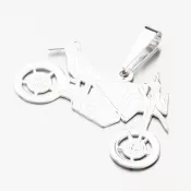 Strieborný prívesok motorka PAMŠ-130194-Ag