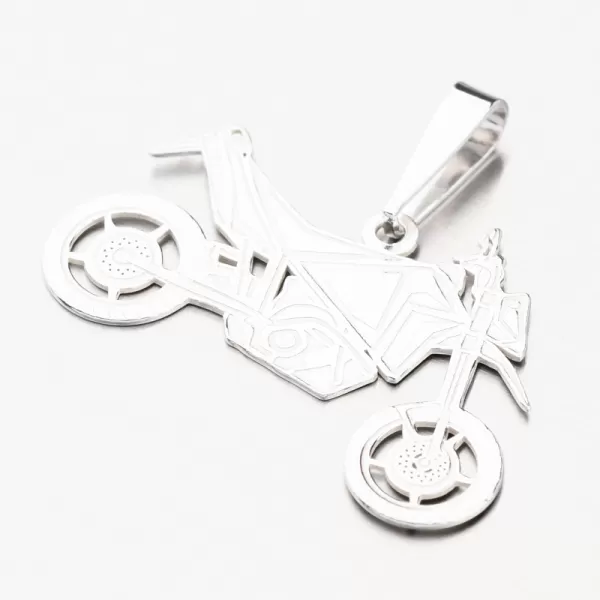 Strieborný prívesok motorka PAMŠ-130194-Ag