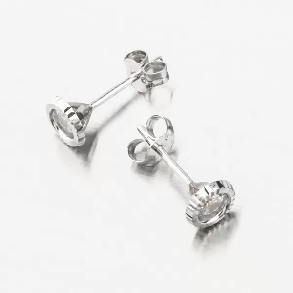 Náušnice z bieleho zlata 585 52GZ-5024-B