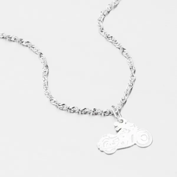 Strieborný prívesok motorka PAMŠ-131790-M-Ag