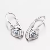 Zlaté náušnice so zirkónmi 52DN-2752BSM