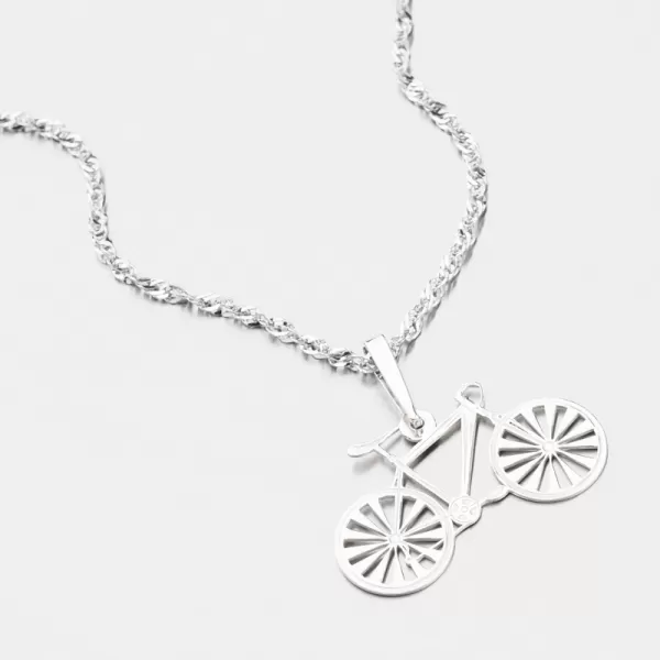 Strieborný prívesok bicykel PAMŠ-130388-Ag