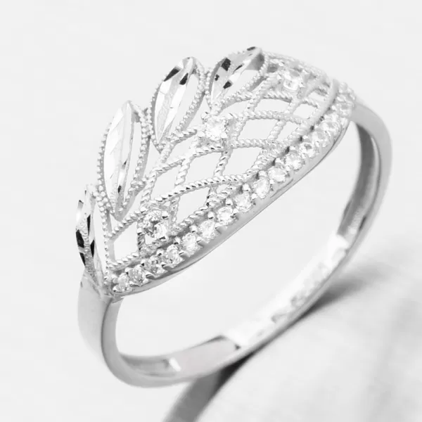 Zlatý dámsky prsteň 11R-342