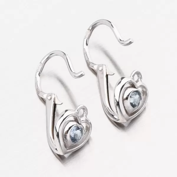 Zlaté náušnice so zirkónmi 52DN-2752BSM