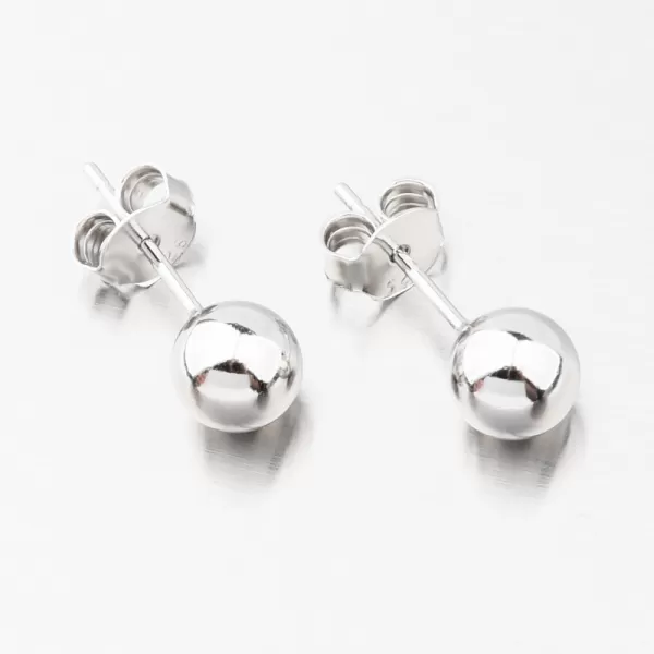 Strieborné náušnice kôstky UPST-12215-6