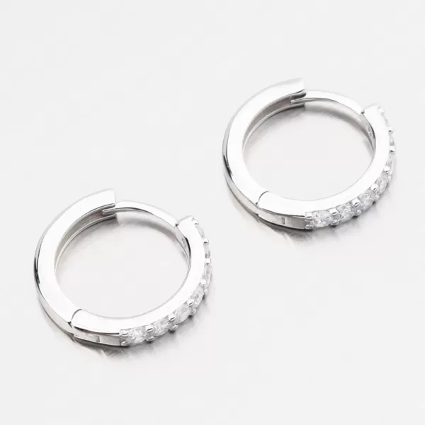 Strieborné kruhy so zirkónmi PKL-2277