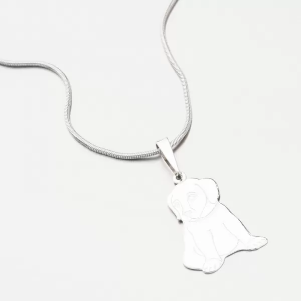 Strieborný prívesok pes PAMŠ-130446-Ag