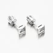 Dámske náušnice biele zlato 585 zirkón 52GZ-8043-B