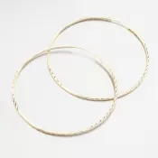 Zlaté kruhy 55 mm 12r-744