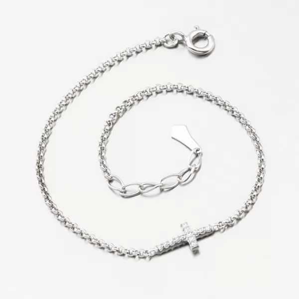 Náramok s krížovým DZF 5832-B-ZIR