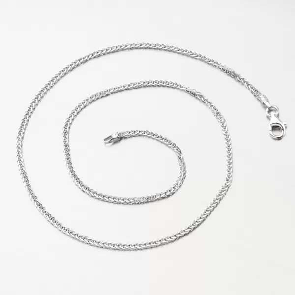 Strieborná retiazka Fox líši chvost s rhodiovaním CHRS-45-035-3T-QD/C