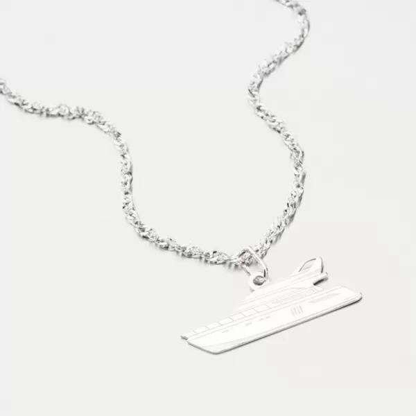 Strieborný prívesok loď PAMŠ-130731-Ag