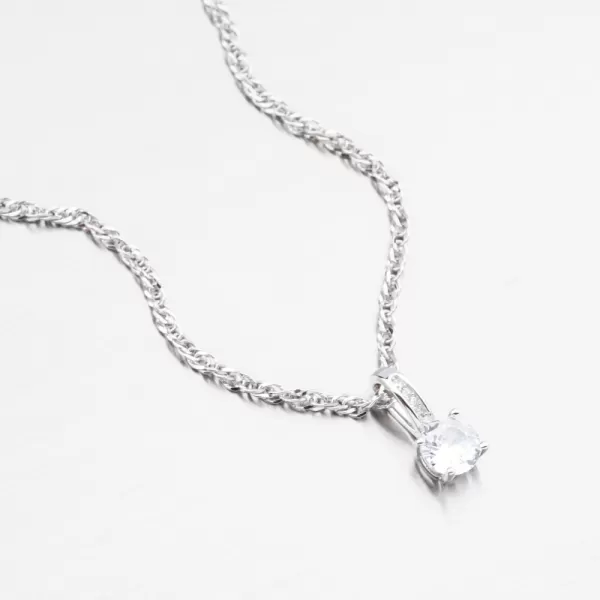 Strieborný prívesok so zirkónmi PKL-3165