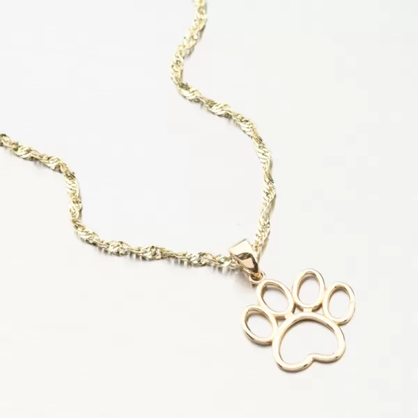 Zlatý prívesok ťapka 13R-416