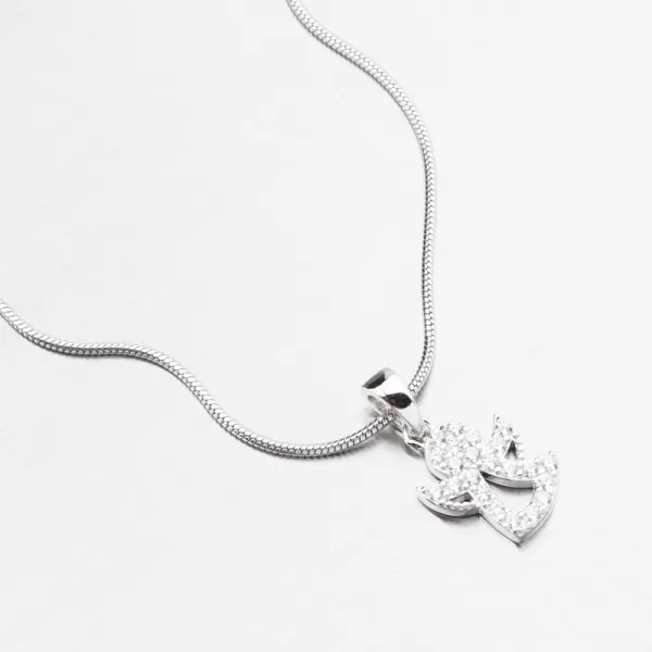 Strieborný prívesok Anjel s zirkónmi PKL-3164