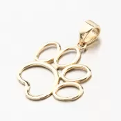 Zlatý prívesok ťapka 13R-416