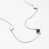 Strieborný náhrdelník so štvorlístkami PKL-5019
