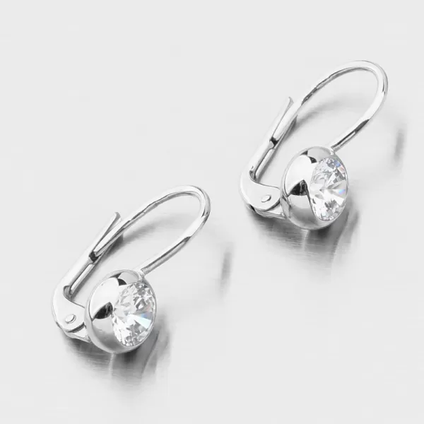 Náušnice v bielej zlate 688P-120321