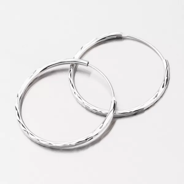 Strieborné kruhy UCST-122097/30N
