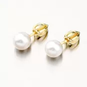 Dámske náušnice žlté zlato 585 perál 52GZ-3006Z-SR