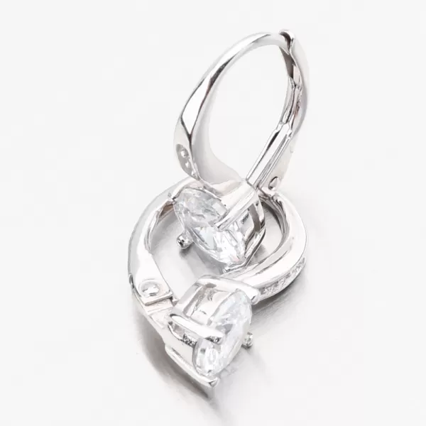 Strieborné náušnice so zirkónmi PKL-2278