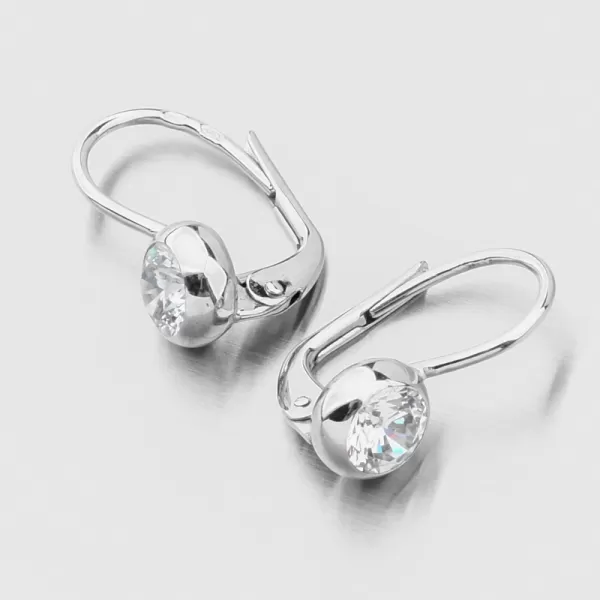 Náušnice v bielej zlate 688P-120321