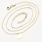 Zlatý náhrdelník so srdcom PKL24-025