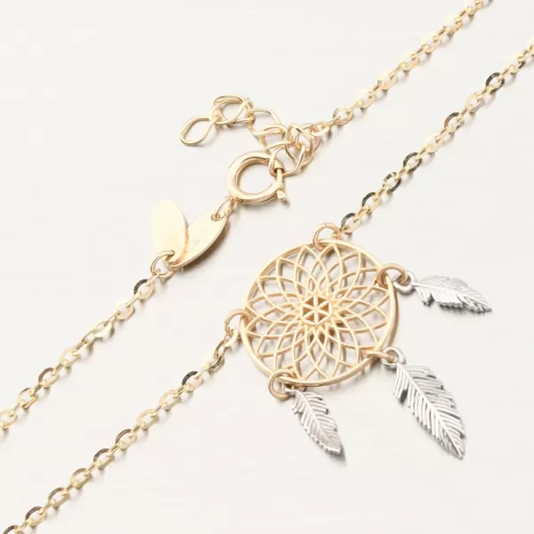 Zlatý náramok lapač snov 144P-141277