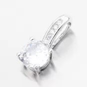 Strieborný prívesok so zirkónmi PKL-3165