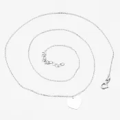 Zlatý náhrdelník so srdcom 15R-036