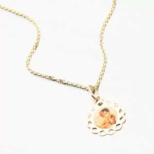 Zlatý prívesok anjel 13R-413