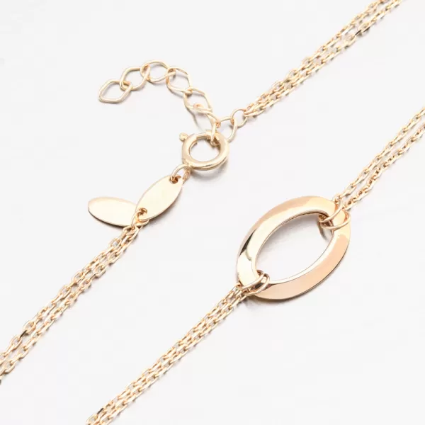 Zlatý náramok s oválnym 144p-141283-01